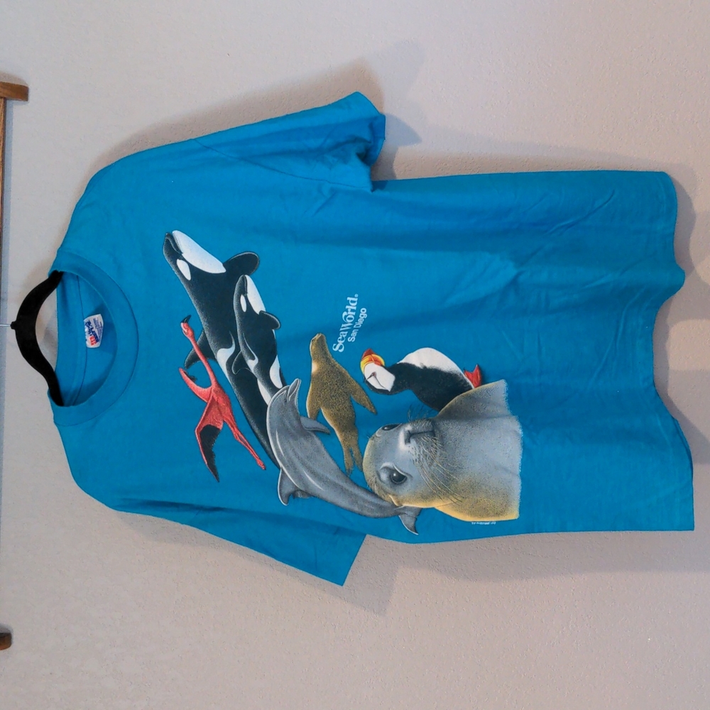 VTG Vintage Sea World San Diego T-shirt, size XL - Picture 1 of 8